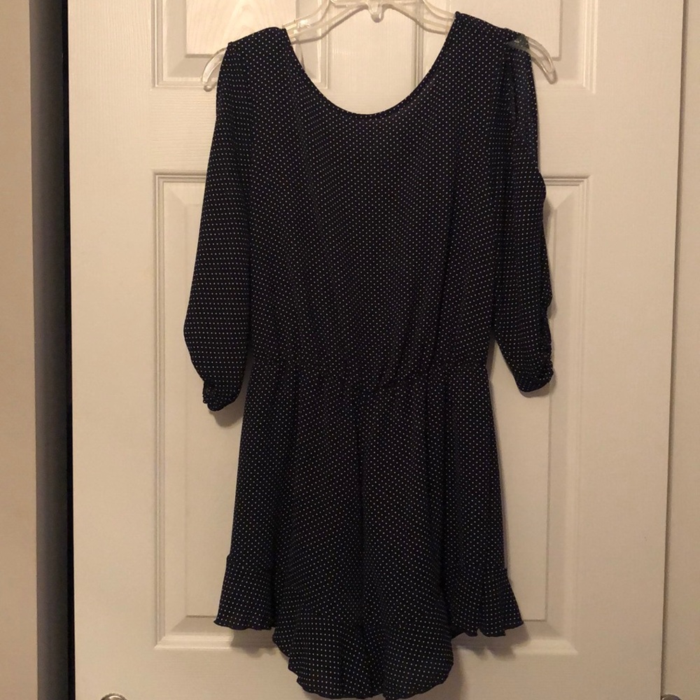 Tiny polka dotted romper
